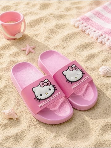 Hello Kitty Badelatschen Badeschlappen Badesandalen Schlappen in rosa