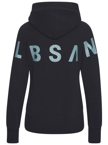 Kapuzensweatjacke in marine