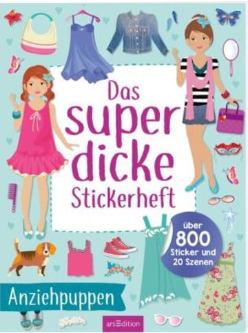 Buch - Das superdicke Stickerheft - Anziehpuppen