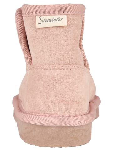 Halbschuh uni in rosa melange
