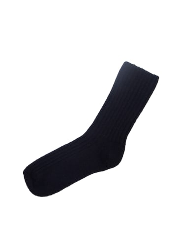 Woll-Socken Merinowolle in navy