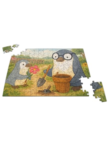 Puzzle Pinguin Opa Blumen pflanzen Design ohne ... in Weiß