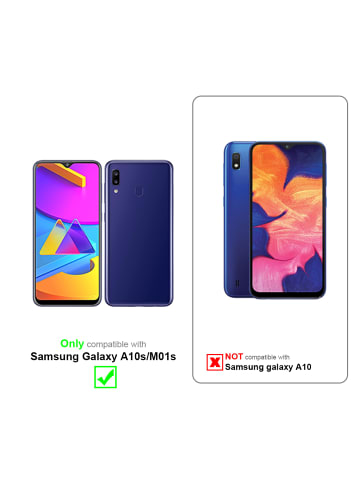 Hülle für Samsung Galaxy A10s / M01s Glitter in Schwarz mit Glitter