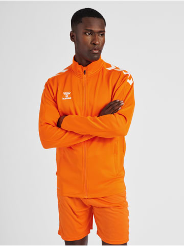Halbreißverschluss Jacke Hmlcore Erwachsene in ORANGE TIGER