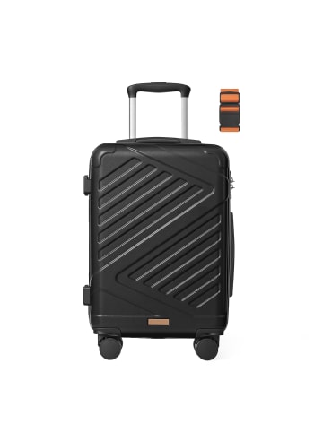 Koffer Trevo in Schwarz - (B)36 x (H)20 x (T)55 cm