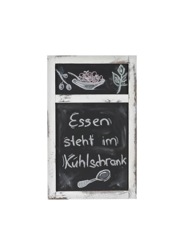 Werbetafel im Shabby-Look, Weiß