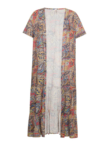 Damen Kimono in Marine Mehrfarbig