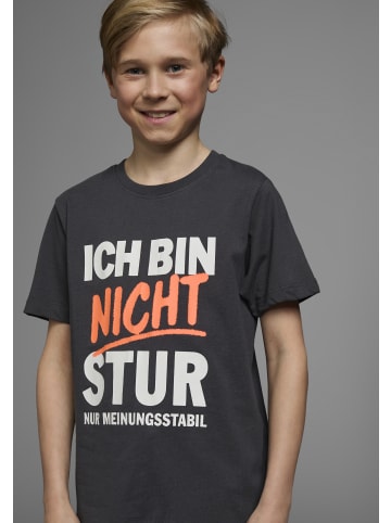 T-Shirt in anthrazit