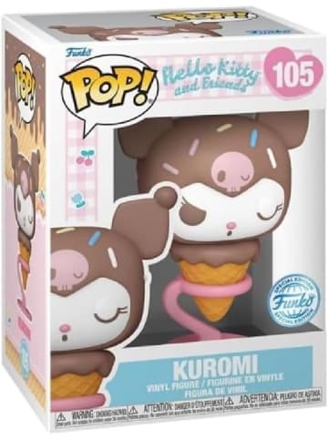 Sanrio Hello Kitty and Friends Kuromi Ice Cream Cone Vinyl Sammelfigur