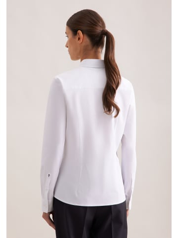 Klassische Bluse Regular in Weiß