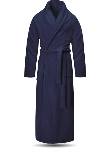 Bademantel aus 100 % Baumwolle Lola in Marine