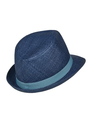 Strohhut Garniturband in mittelblau