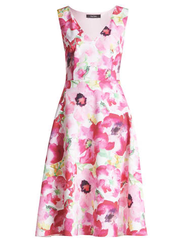 Cocktailkleid mit Blumenprint in Cream/Rosé
