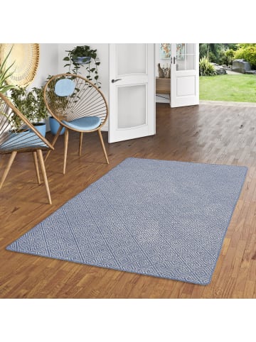 In- & Outdoor Teppich Beidseitig Newport Modern in blau