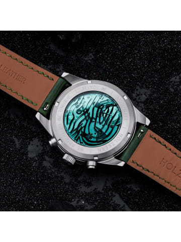 Herrenarmbanduhr Titan Neverrest Katzenauge/Grün
