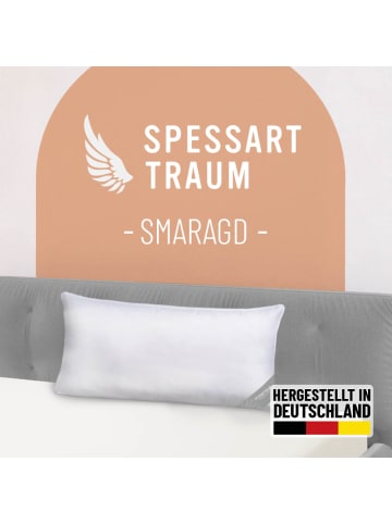 Daunenkissen 3-Kammer "Smaragd"  in weiß