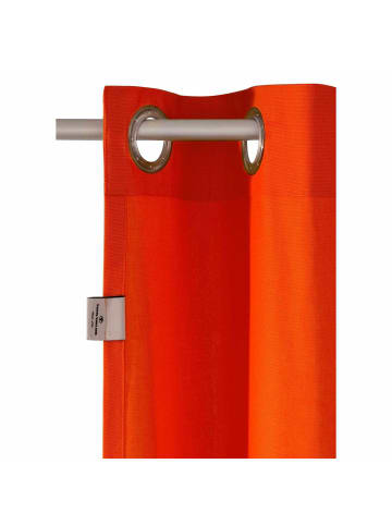 Blickdichter Ösenvorhang DOVE in Orange
