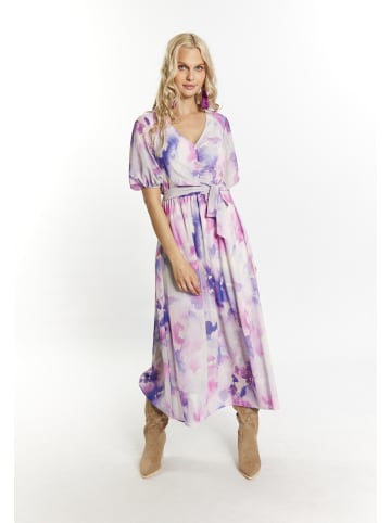 Damen Kleid in Flieder Mehrfarbig