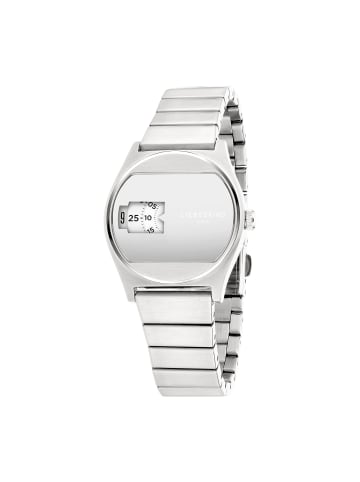 Armbanduhr Round Vinyl Vision in silber