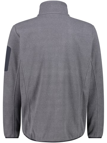 Jacke in hellgrau/schwarz