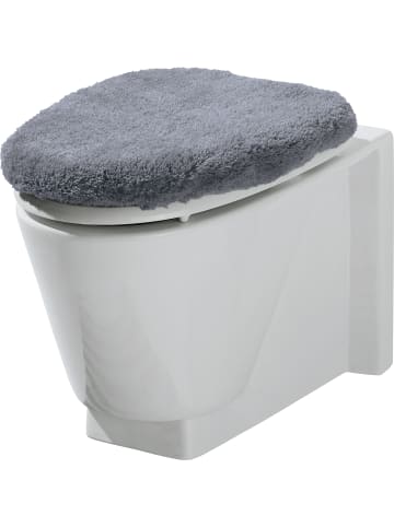 WC-Deckelbezug in grau