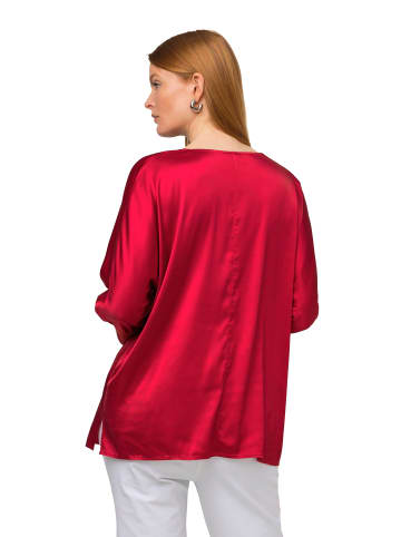Bluse in rotbraun