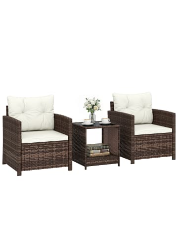 Bistroset in Cremeweiß 65L x 62B x 75H cm