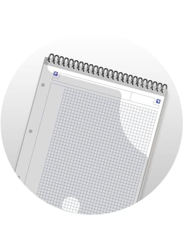 Spiralblock Studium Easynotes A4+ liniert 80 Blatt 90 g/qm Optik ...