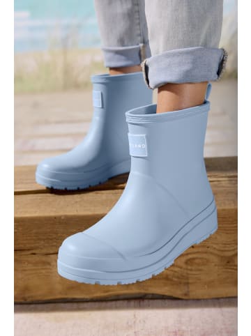 Gummistiefelette in hellblau