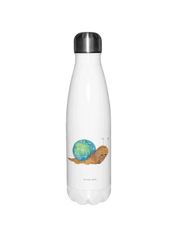 Thermosflasche Schnecke Sir ohne Spruch in Weiß