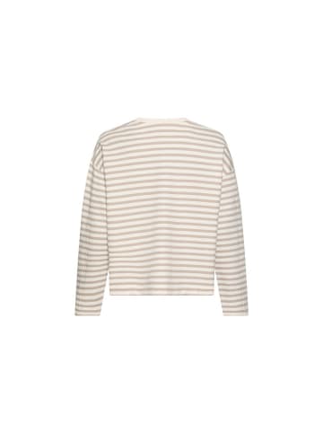 Sweatshirt in stone stripes