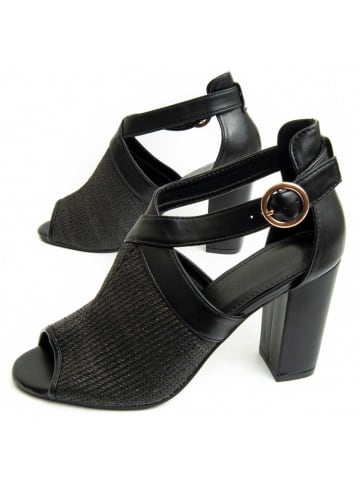 Sandalen Fersensandale Avara in Schwarz