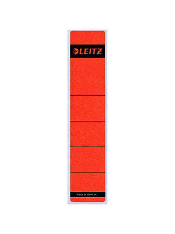 Ordnerrückenschilder 61x285mm selbstklebend rot Packung mit 10 Stück