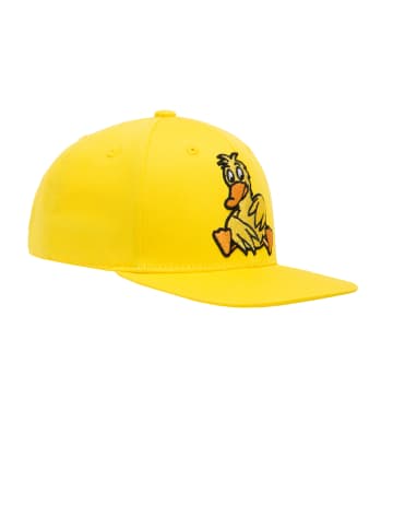 Snapback Cap Ente sitzt in gelb