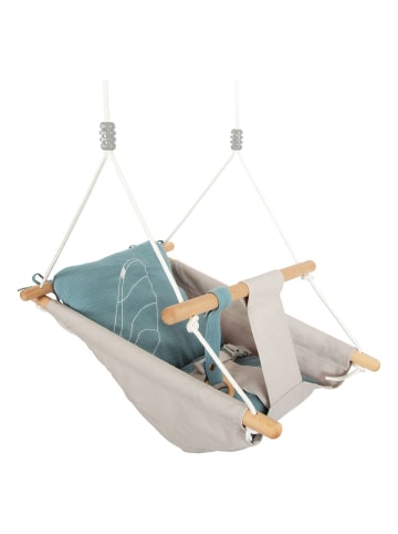Babyschaukel Seaside inkl. 3-Punkt-Gurt in gray