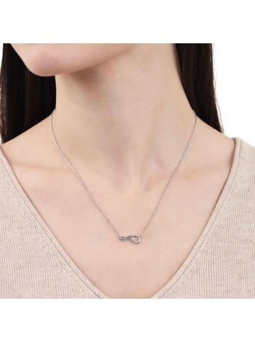 Kette mit Anhänger Silber 925, rhodiniert in silber