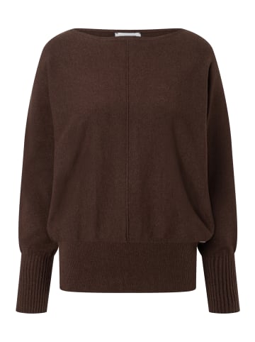 weiter Oversize-Pullover, Fledermausärmel in brown