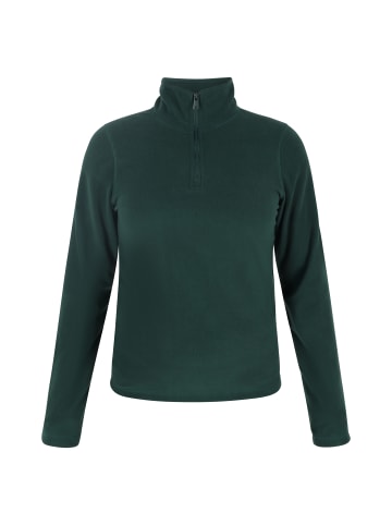 Damen Fleecepullover in Dunkelgrün