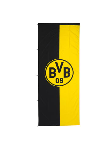 BVB-Hissfahne im Hochformat (150x400 cm) in schwarzgelb