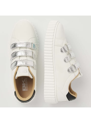 Sneaker Bliss velcro in weiss/silberfarben/schwarz