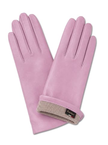 Handschuhe " Leder " in rosa