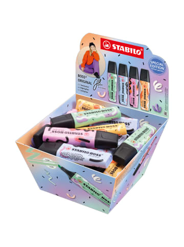 Textmarker BOSS ORIGINAL Körbchen Bonbonkorb 30 Stück/4 Farben