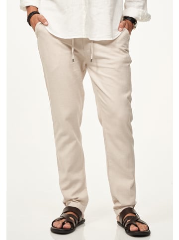 Sommerhose - im Chinohosen Stil mit Gummibund & Kordel in Beige