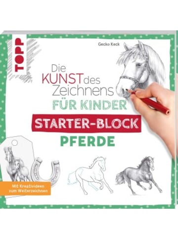 Buch - Die Kunst des Zeichnens für Kinder Starter-Block - Pferde