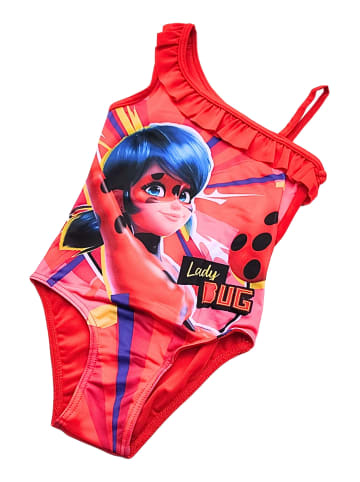 Badeanzug mit Rüschendetails Miraculous Ladybug in Rot
