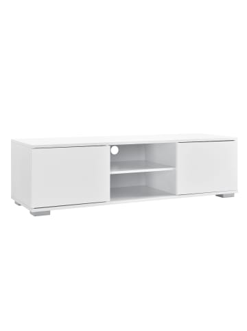 Fernsehtisch Werpen in Weiß (H)34.5cm (B)120cm (T)40cm