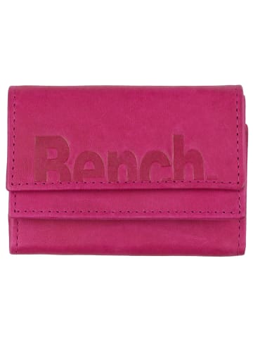 Geldbörse Leder 9,5 cm pink