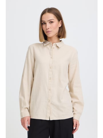 Hemdbluse OXAlfa in Beige