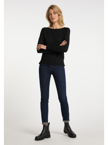 Damen Rundhalspullover in Schwarz