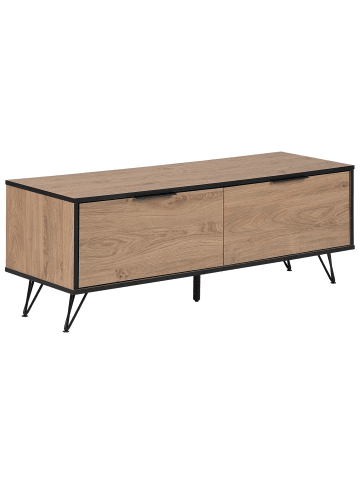 TV-Schrank HALSTON in Braun/Schwarz - (W) 120 x (H) 46 x (L) 40 cm